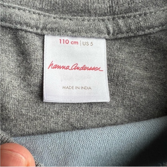 Hanna Andersson Boys Striped Long Sleeve Shirts Size 5 - Picture 9 of 10